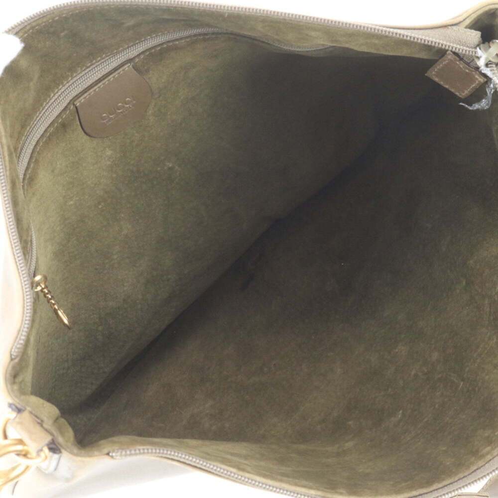 Vintage Old Gucci Leather Shoulder Bag with Gold Hardware, Model 001 115 1206... - Picture 8 of 11